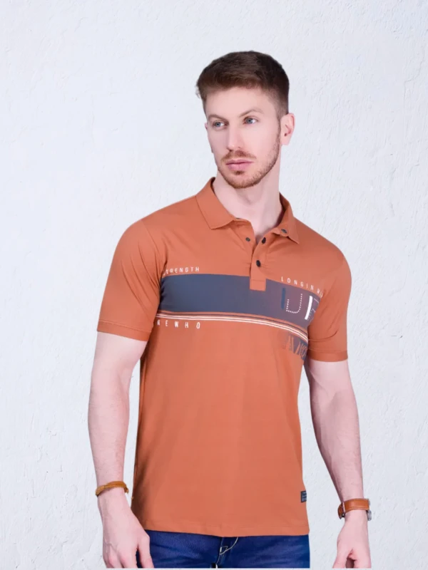 rust orange Polo T-Shirt