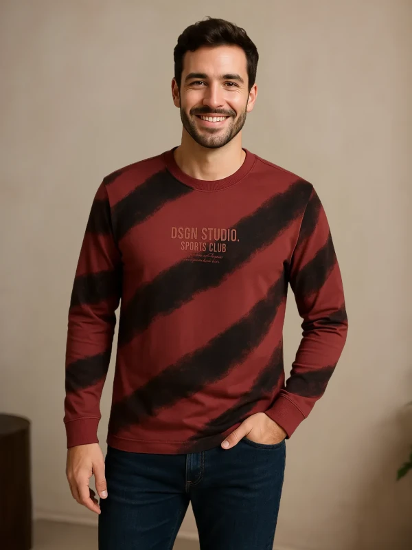 DSGN Studio Maroon Tie-Dye