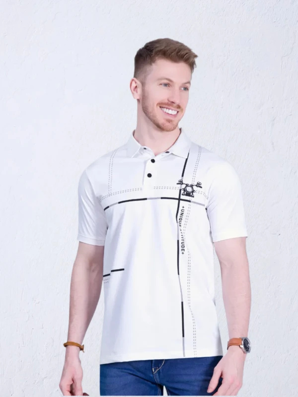 White Polo T-Shirt